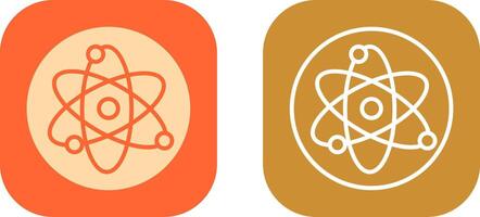 Atom Icon Design vector