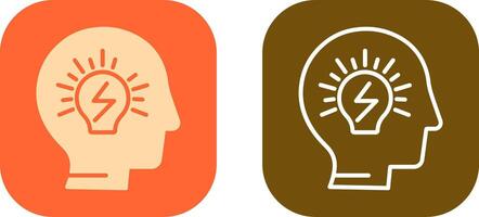 Brainstorming Icon Design vector