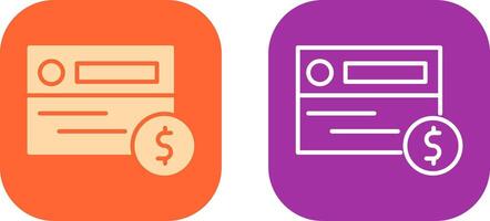 Card Payment Icon Design vector