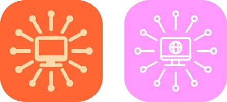 Networks Icon Design vector