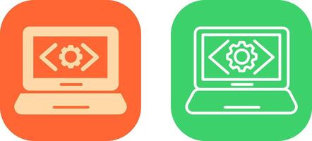 Code Optimization Icon Design vector
