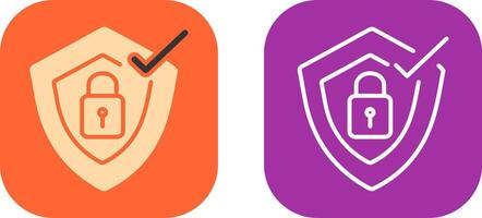 Verified Protection Icon Design vector