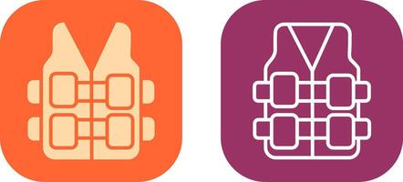 Bullet Proof Vest Icon Design vector