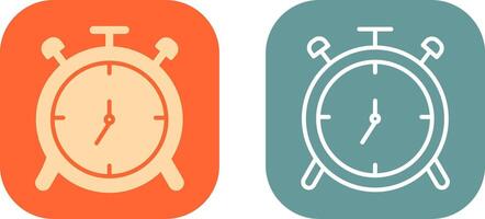 diseño de icono de reloj de alarma vector