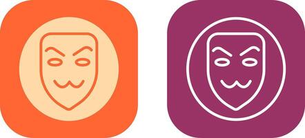 Hacker Mask Icon Design vector