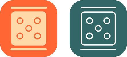 Dice Icon Design vector