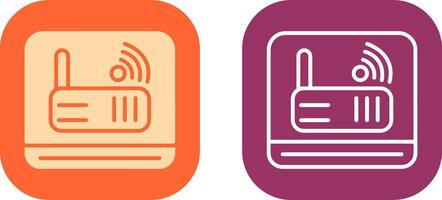 Modem Icon Design vector