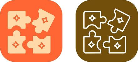 Puzzle Icon Design vector