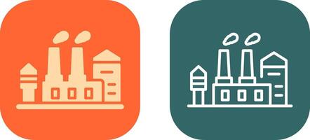 Factory III Icon Design vector