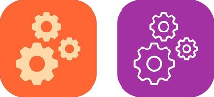 Multiple Cogwheels Icon Design vector