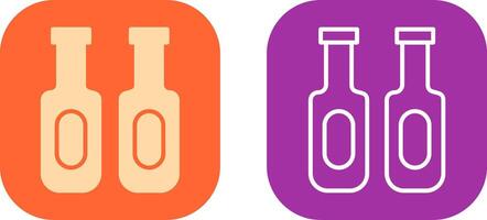 Drink Bottle Icon Design vector