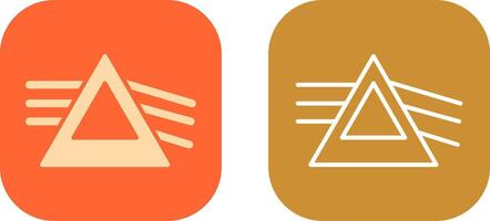 Refraction Icon Design vector