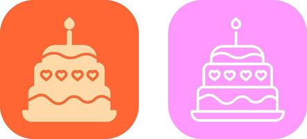 Cake Icon Design vector