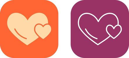 Hearts Icon Design vector
