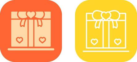 Present Icon Design vector