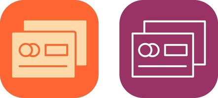 ATM Card Icon Design vector