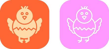 Chick Icon Design vector