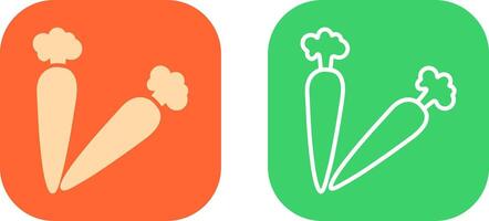 Carrot Icon Design vector