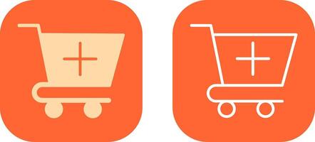 Add to Cart Icon Design vector