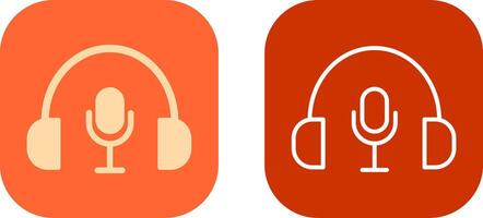 Podcast Icon Design vector