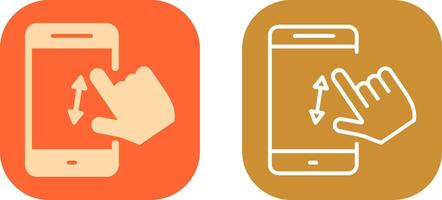 Swipe Icon Design vector