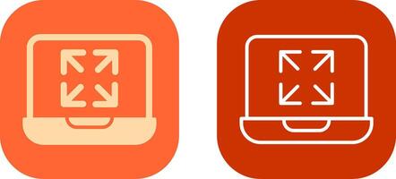 Maximize Icon Design vector