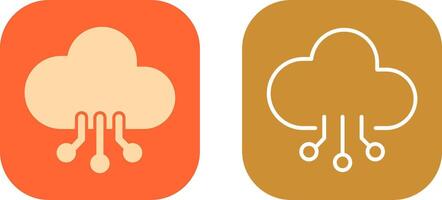 Cloud Computing Icon Design vector