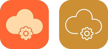 Cloud Computing Icon Design vector