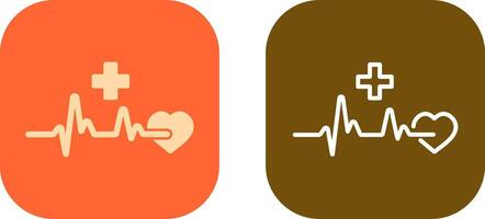 Heart Attack Icon Design vector