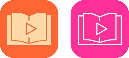 Online Learning Icon Design vector