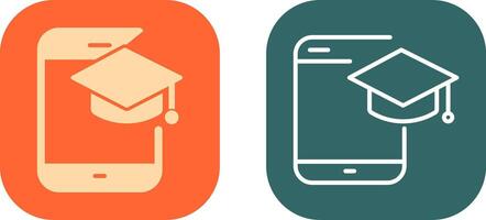 Digital Learning Icon Design vector