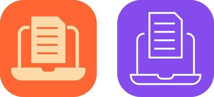 Document Icon Design vector