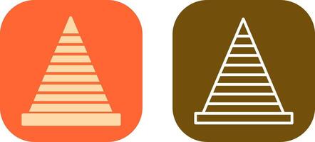 Traffic Cone Icon Design vector
