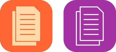 Document Icon Design vector