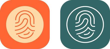 Fingerprint Icon Design vector