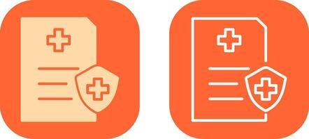 Health Insurance Icon Design vector