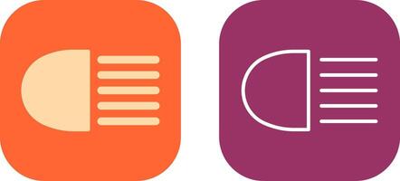 Headlight Icon Design vector