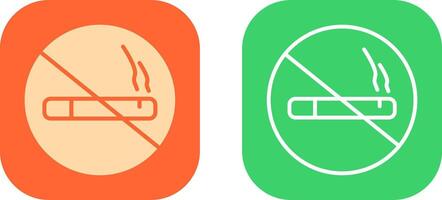 No Smoking Icon Design vector