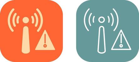 Non Ionizing Radiation Icon Design vector