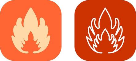 Flammable Material Icon Design vector