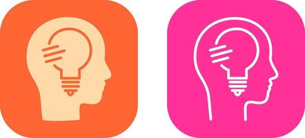 Thinking Icon Design vector