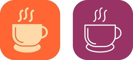 Hot Coffee Icon Design vector