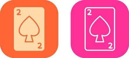 Spades Card Icon Design vector