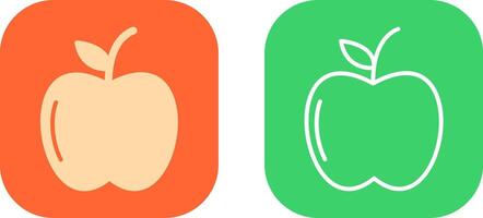 diseño de icono de manzanas vector