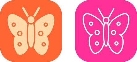 diseño de icono de mariposa vector