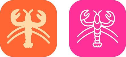 Lobster Icon Design vector