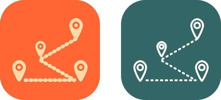 Route I Icon Design vector
