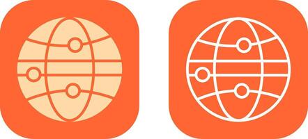 Globe III Icon Design vector