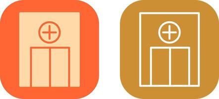 Emergency Room Icon Design vector