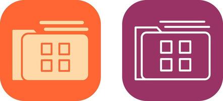 File Management Icon Design vector